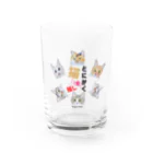 れいにゃん堂&れいにゃあ～と😺のチョークアートのとにかく猫推し😺 Water Glass :front