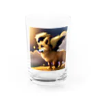 べるべるの星を見てるわんちゃんグッズ Water Glass :front