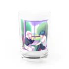 みやこのオリジナルショップのエモい大学生のカップル Water Glass :front