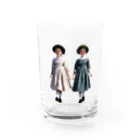 あおはるのかわいい双子ちゃん Water Glass :front