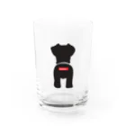 BarkingBeatsのPawreo🐾 ブラックコレクション Water Glass :front