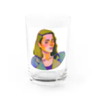 アート・ウィズ・スタイルの魅力あふれる女性 Water Glass :front