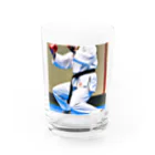 yoshito12345の空手大好きイラストグッズ Water Glass :front