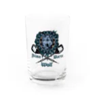 GAME DRUNKERのNINE DARTS WOLF Water Glass :front