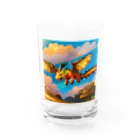 Wakuryuの八恩森の守り空龍　 Water Glass :front