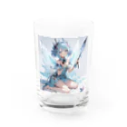 ロイ@イラストレーターHEXANFT販売美麗イラスト描きますの氷の妖精 Water Glass :front