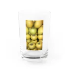 ノビ山本のトヤマンボウSHOPっぷの黄色リンゴ！梨じゃないよ！！ グラス前面