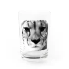 Kego_Storeのチーターさん Water Glass :front