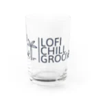 Lofi_Chill_GroovesのLofi Chill Grooves Water Glass :front