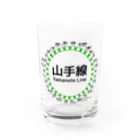 DRIPPEDのJR山手線路線図 Water Glass :front