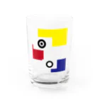 NOのTHREE SQUARE Water Glass :front