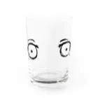 omeoの虚ろなおめめ Water Glass :front