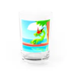 ryu1220の休暇中のドラゴン Water Glass :front