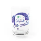 chicodeza by suzuriの人魚のマーク Water Glass :front