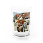 kuri_AMERICANのバイクに乗ったラットフィンク Water Glass :front