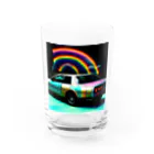 udominの虹色の車 Water Glass :front