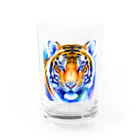 ZUKASAMAのワイルドな虎🐯 Water Glass :front