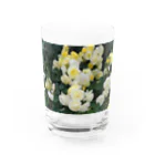 bitpiyoの黄色い薔薇の花 Water Glass :front