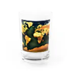 エスポワールの世界地図模様 Water Glass :front