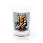 cunissaのドット絵バイキング Water Glass :front