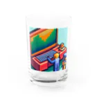 yorozuya4628のドットエンジニア ミニフィグ Water Glass :front