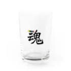 JAPAN name 🇯🇵の魂〜SOUL Water Glass :front