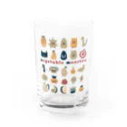 Yaya-rrの野菜の怪物たち Water Glass :front