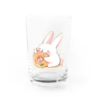 🌸hanausa🐰のうさぎとドーナツ２ Water Glass :front