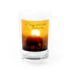 🐘チャーンショップ🐘の🐘Happy THAILAND ELEPANT DAY Water Glass :front