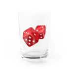 COOL&SIMPLEのRed Dice Water Glass :front