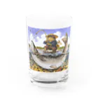 心の森ミュージアム　遊童館のおおいわな Water Glass :front