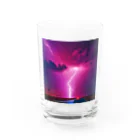 Sokhoの鮮やかでかっこいい雷グッズ Water Glass :front