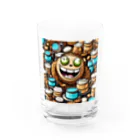 AI・デザインが好きな人のドット絵クッキーモンスター Water Glass :front