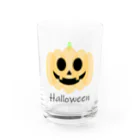 やし油のハロウィンかぼちゃ グラス前面