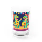 tick_tack shopのうたザウルス Water Glass :front