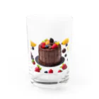 udのフルーツたっぷりチョコレートケーキ Water Glass :front