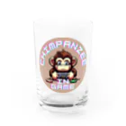 朱音琴音のドット絵のゲーム中のチンパンジー Water Glass :front