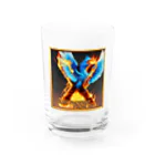 enjoy cycling serviceのBLUE PHOENIX FROM HELL Water Glass :front