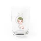 moy024のうさうさもい Water Glass :front