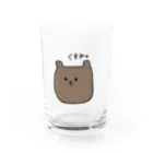 ねぼすけイエローのくまみちゃん Water Glass :front