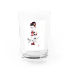 kukuri1957のお店の黒猫ちゃん Water Glass :front