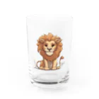 Risen ShopのCute Lion(1) Water Glass :front