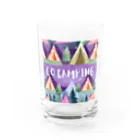 Rico294のカラフルテントでGO CAMPING Water Glass :front