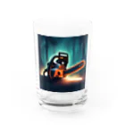 cool&stylishのDARK CHAINSAW チェンソー Water Glass :front