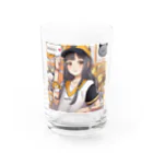 HARERUYA59の阪神タイガース　優勝　マスコット　トラ娘 Water Glass :front