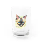 Rikonic -oilpastel-のラグドール Water Glass :front