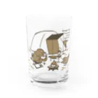 でこぱち商店のカワミソキャンプ Water Glass :front