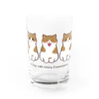 ふわにゃんshopのねこの一日 Water Glass :front