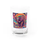 未来の未来　世界はみんなのモノの夜更かしをする動物達 Water Glass :front