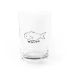 yakumo_penguinのフタクチイワシ Water Glass :front